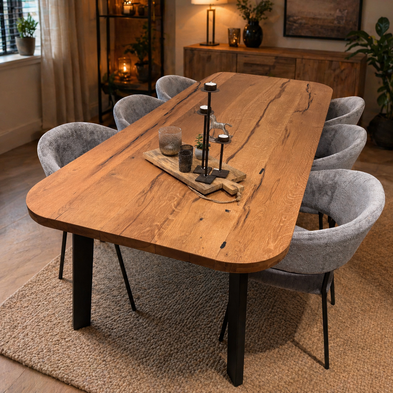 Tafel met afgeronde hoeken
