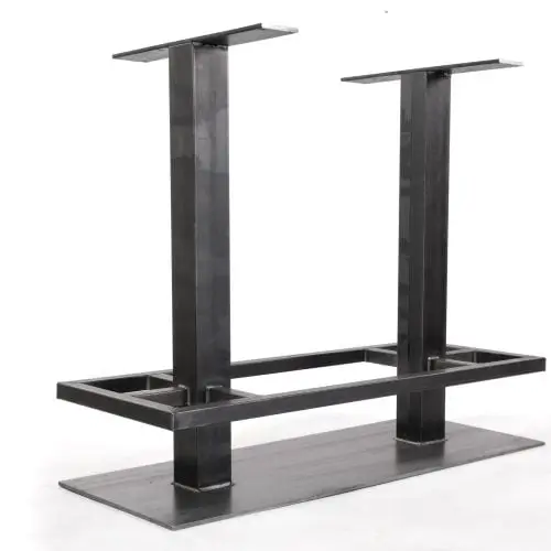 Bar tafelpoot met voetplaat